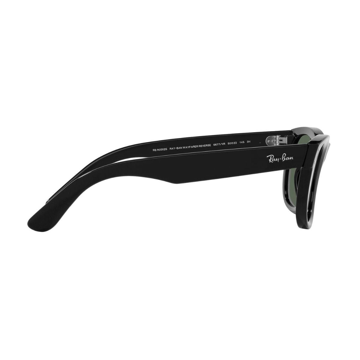 "Get Ray-Ban R0502S 6677/VR black aviators with UV protection lenses online at Optorium."
