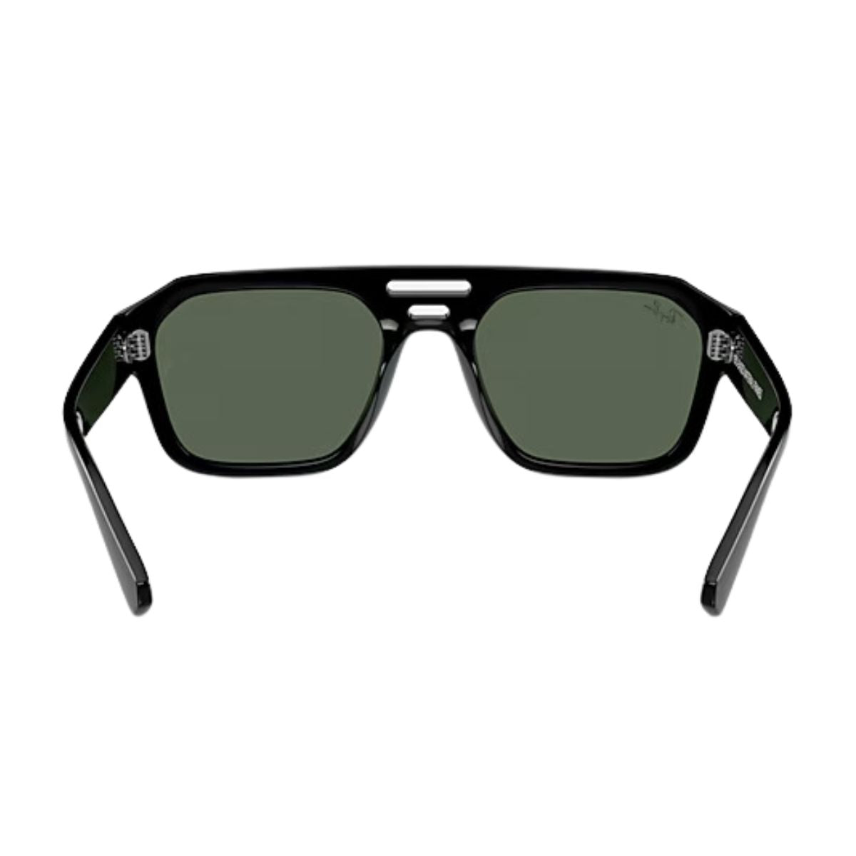 "Ray-Ban RB 4397 6677/71 square green stylish sunglasses online at optorium."





