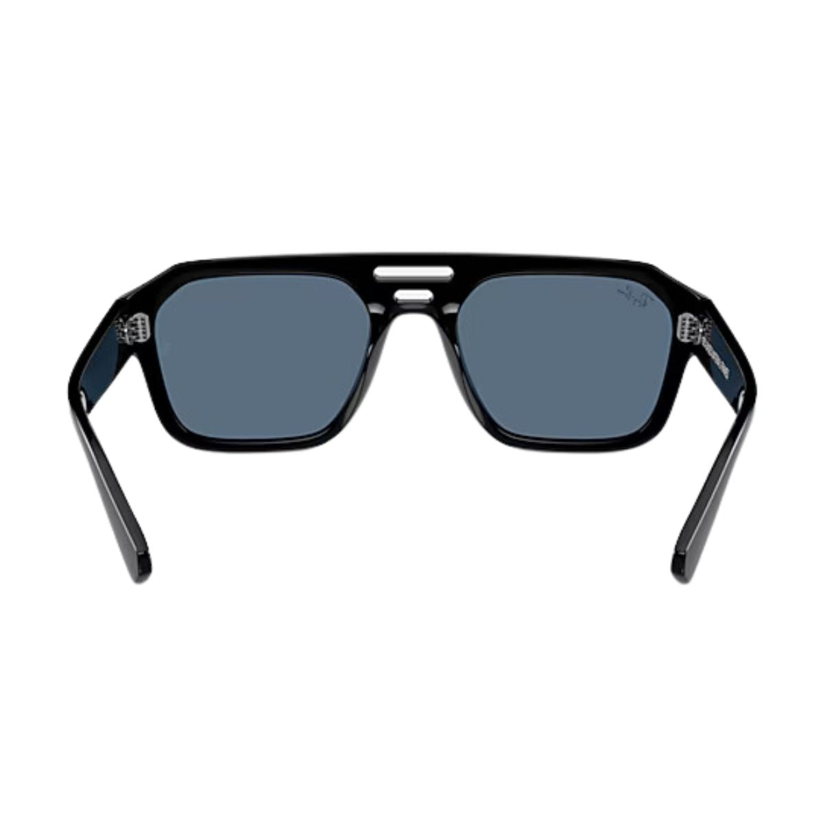 "RayBan Corrigan RB 4397 for men, blue UV protection square sunglasses online at Optorium."





