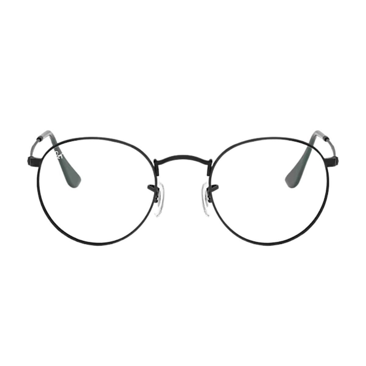 "Ray-Ban RB3447V 2509 round metal eyeglasses for men and women, online at Optorium."