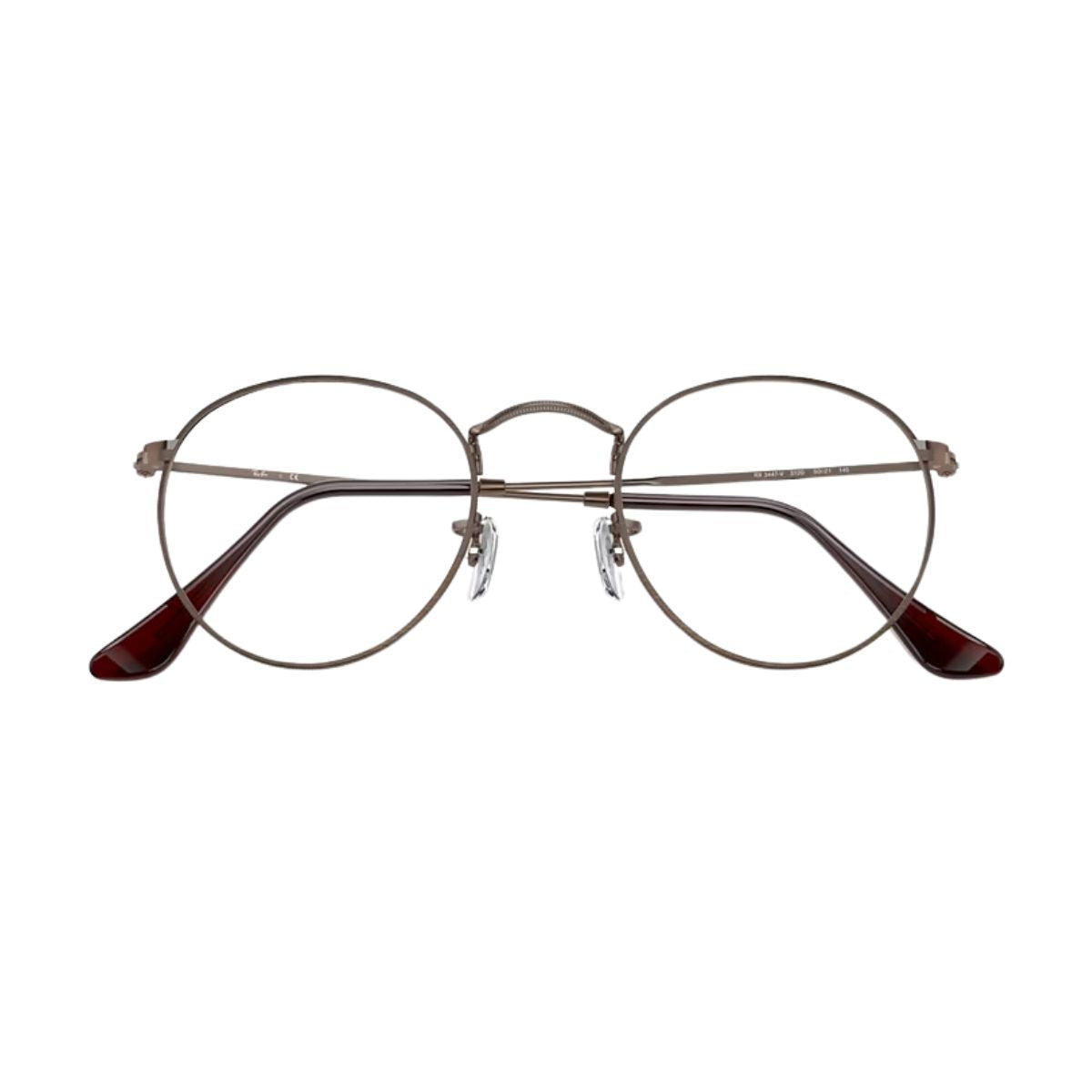 "Ray-Ban RB3447V 3120 unisex frame perfect for prescription lenses, online at Optorium."