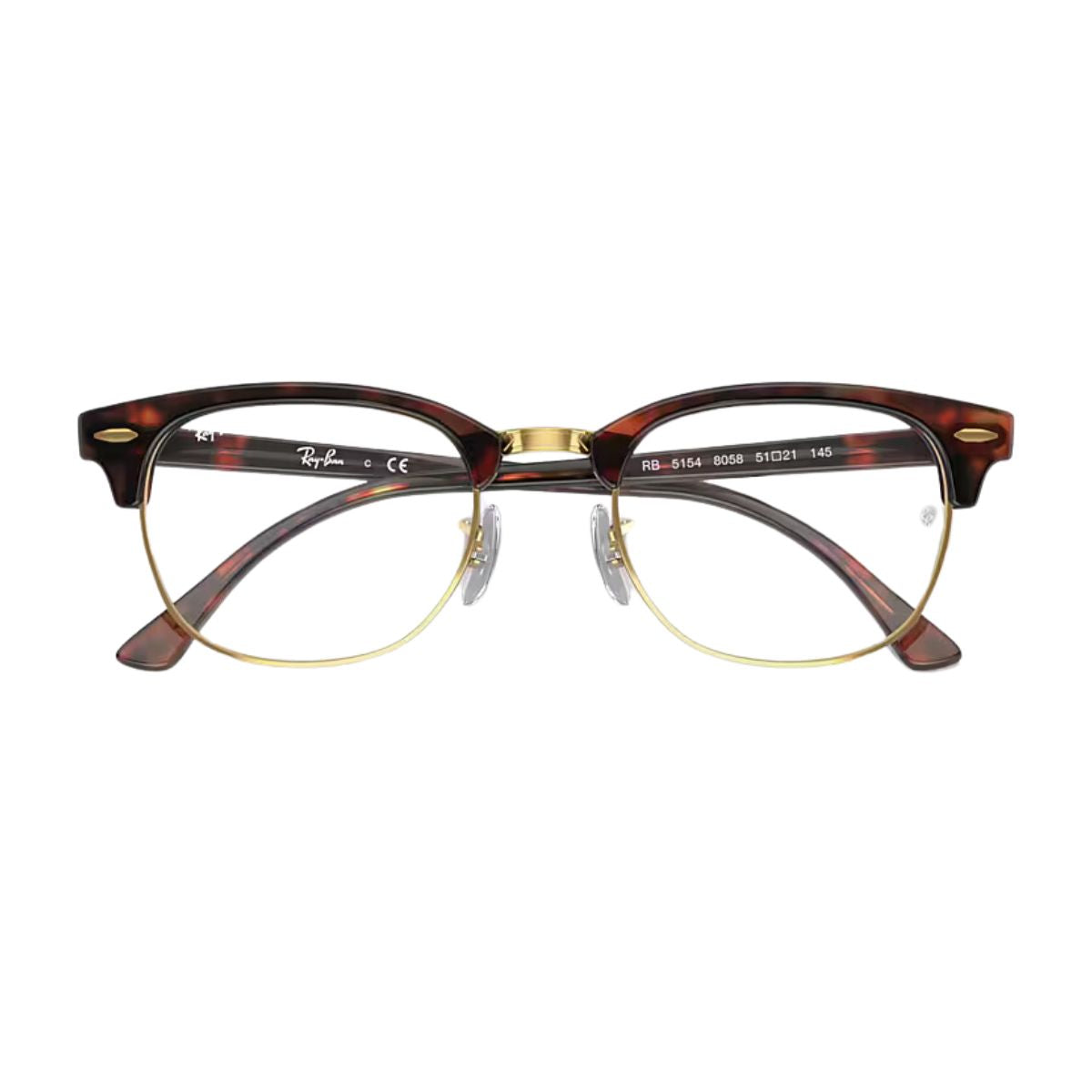 "Upgrade your eyewear with Ray-Ban RB5154 8058 oval frame, available online at Optorium."