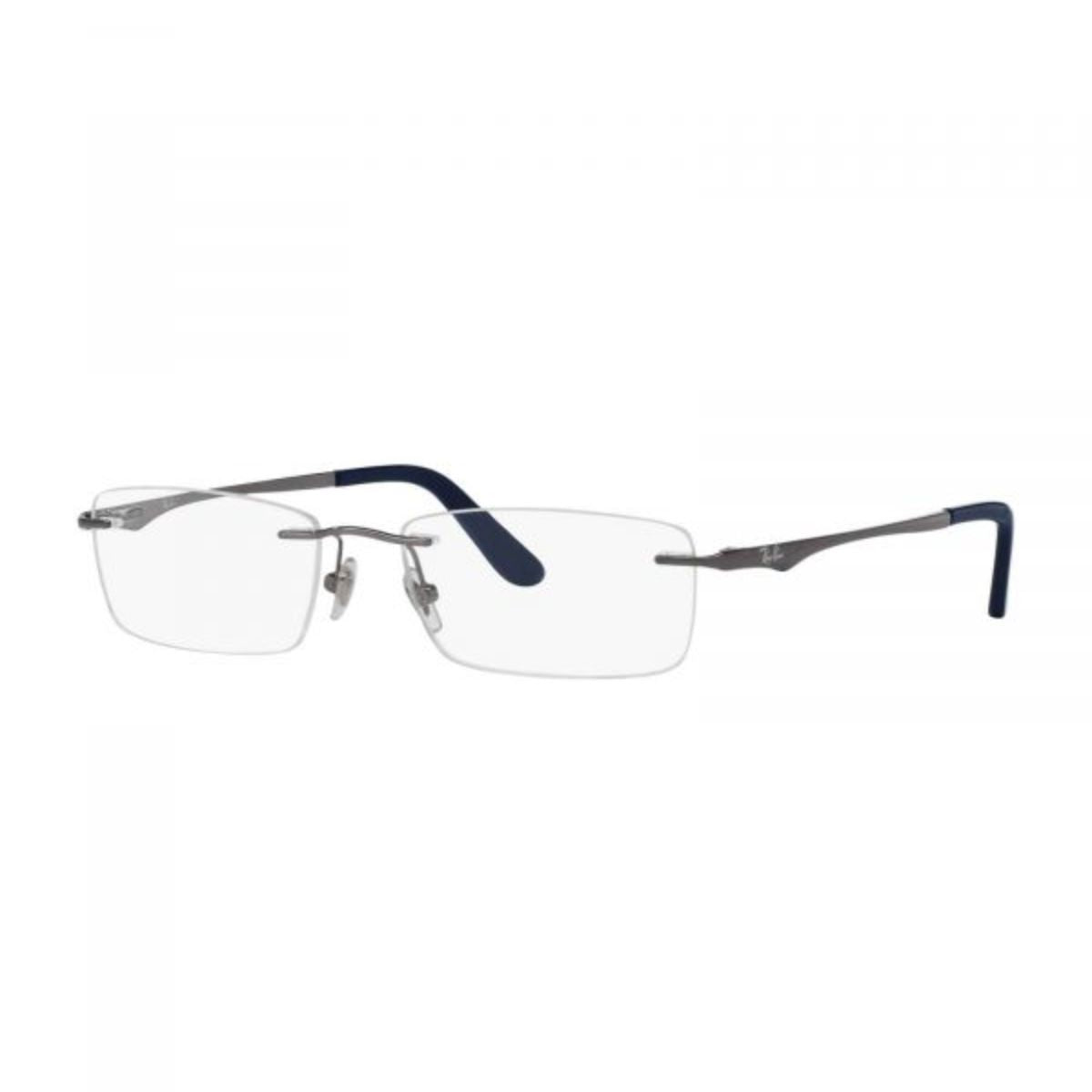 Ray-Ban RB6303I 2502 silver optical frames, lightweight and durable, ideal for men & women – buy online at Optorium.