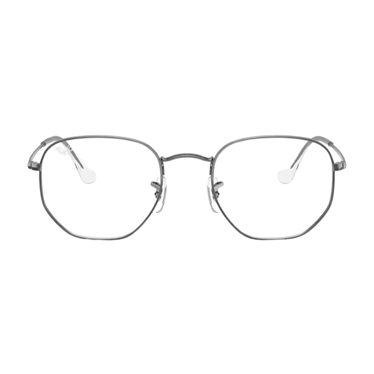 "Ray-Ban RB6448 2502 eyeglasses frame featuring a stylish gunmetal finish, online at Optorium."