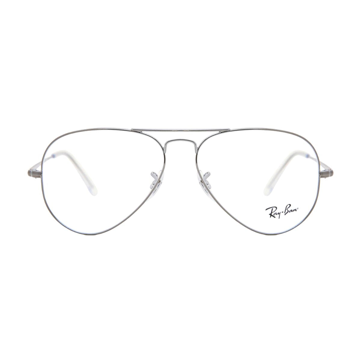 "Ray-Ban RB6489 2502 aviator glasses frame featuring a sleek metal design, online at Optorium."