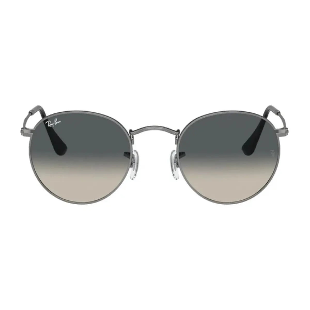 RayBan Round Metal Sunglass RB 3447 004/71 with Gradient Grey Lenses Optorium