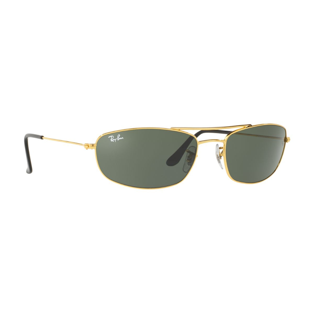 "Rayban  3383 001 UV Protection Rectangle Sunglasses For Men's At Optorium"