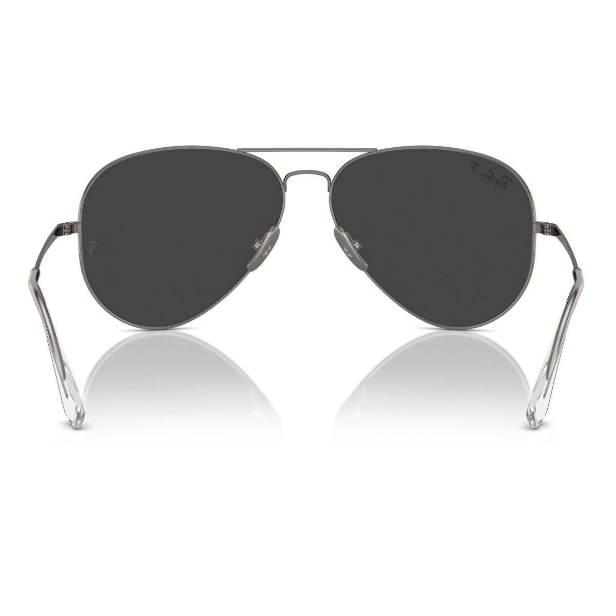 "Ray-Ban RB 8089 165/48 aviator sunglasses for men and women, polarized black lenses | Available At Optorium'