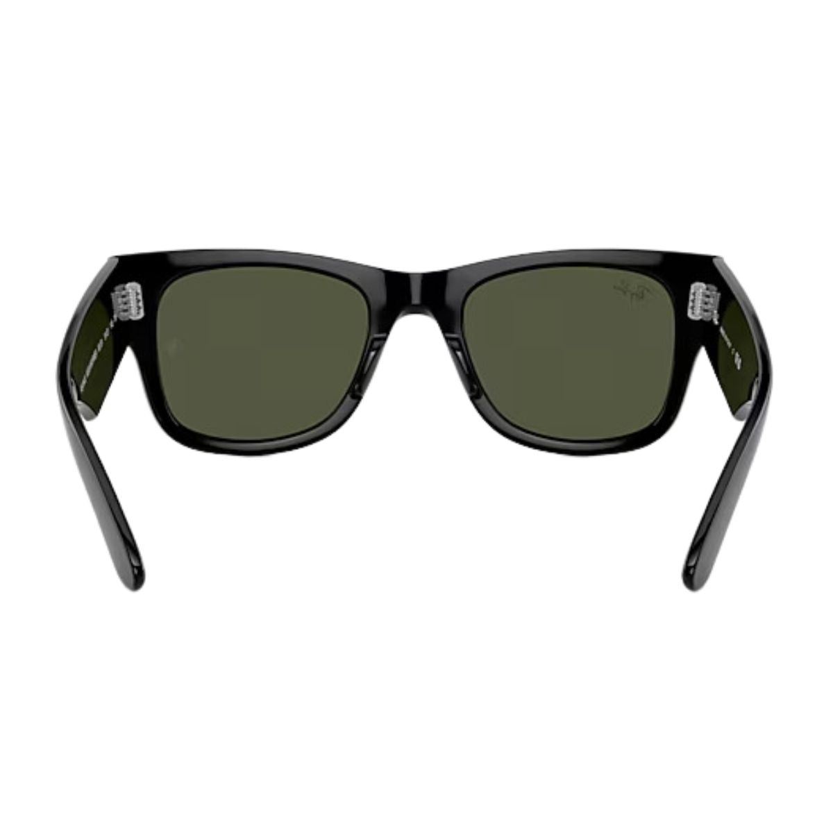 "Ray-Ban Mega Wayfarer 0840-S 901/31 sunglasses, green lenses, contemporary twist online at Optorium."





