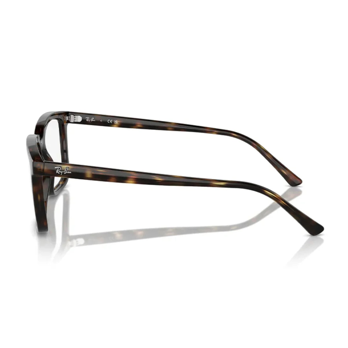 Unisex Ray-Ban Alain RB 7239 2012 Havana brown rectangle optical eyeglasses premium acetate design Order at Optorium
