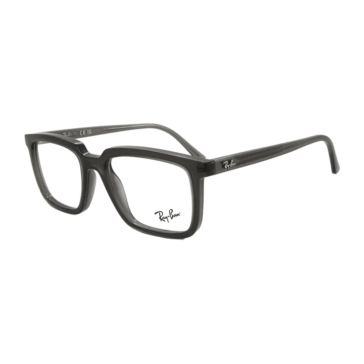 premium Ray-Ban Alain optical frame RB 7239 8257 with stylish transparent grey frame – Optorium