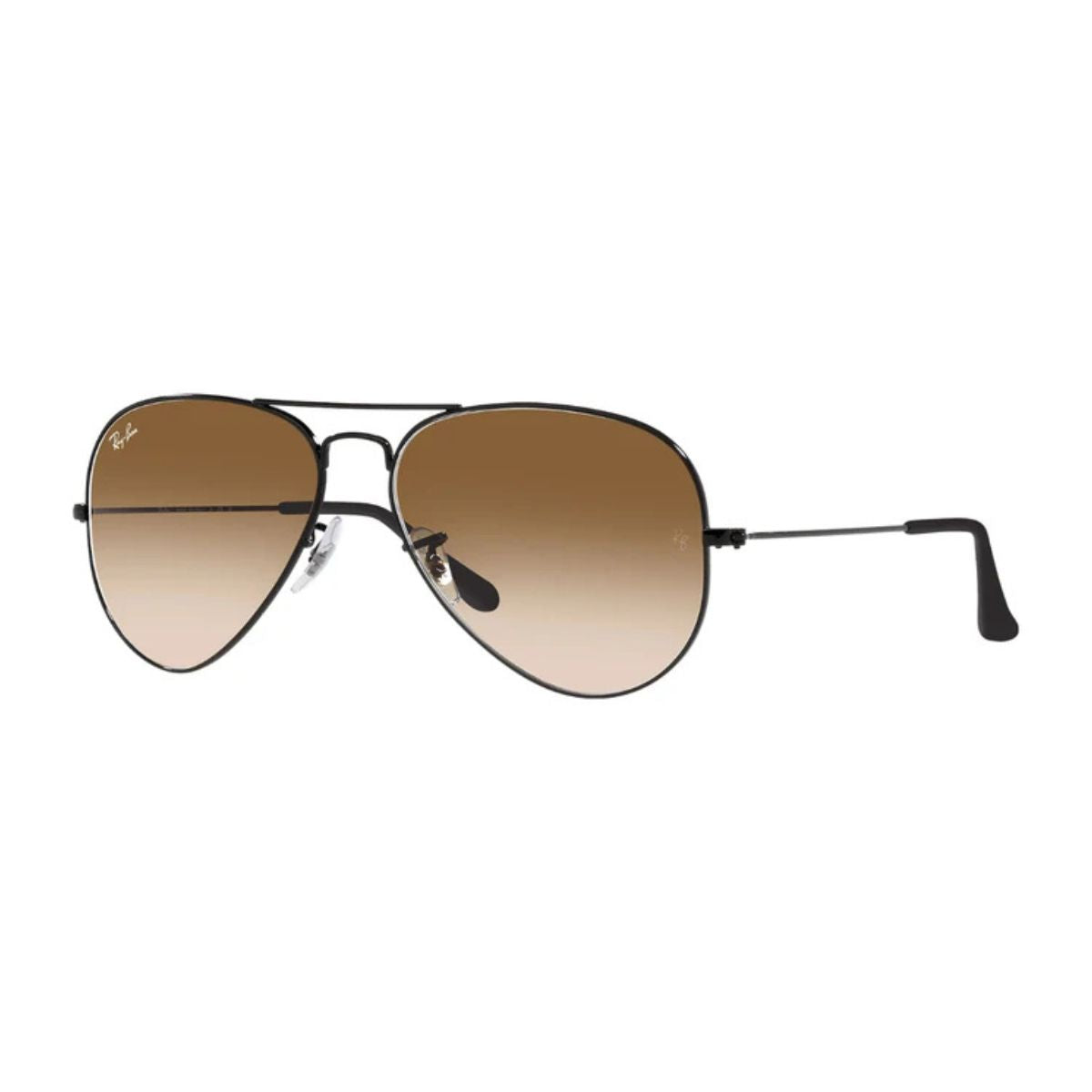 Iconic Ray‑Ban Aviator RB3025 002/51 with gradient brown lenses, the most searched rayban sunglasses for men & women offering signature style and UV protection at optorium.