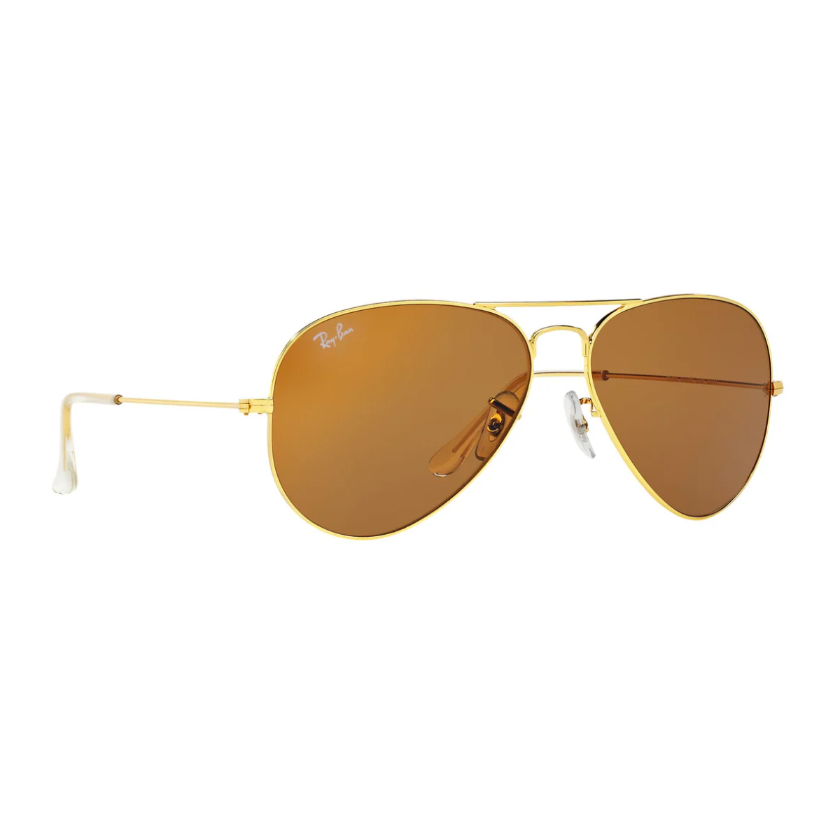 Authentic Ray-Ban Aviator L9797 sunglasses for women and men, featuring Ray-Ban RB 3025 Gold Brown lenses, ideal rayban sunglasses men & women choose for style and durability only at optorium.