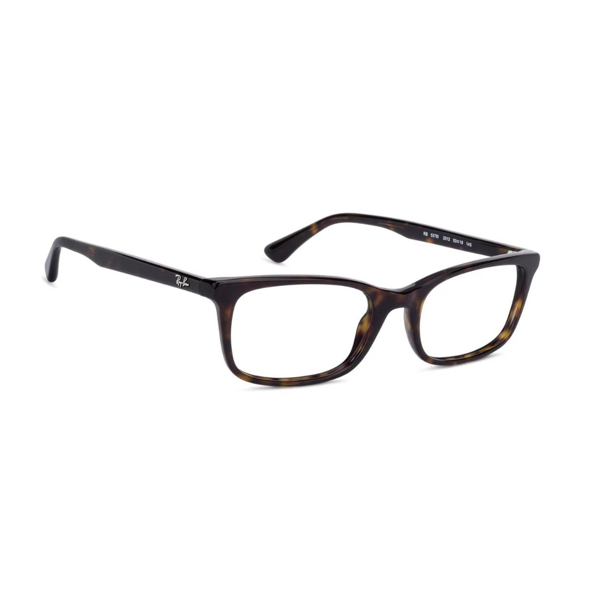 "Rayban Frame RB5379I 2012 rectangle Havana optical frame for men and women available at Optorium."