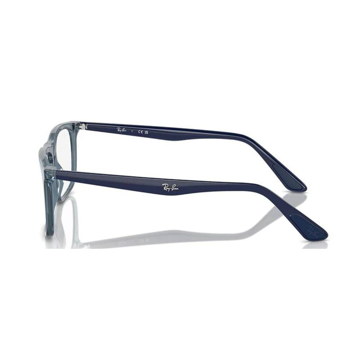 "Stylish Ray-Ban RB5389I 8371 Blue Rectangle Optical Frame for Men & Women at Optorium. Shop Now."