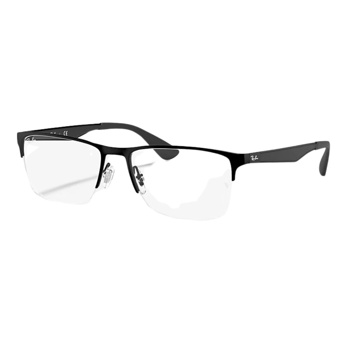 "Stylish Ray-Ban RB6335 2503 Rectangle Metal Eyewear for Men & Women. Buy Frames Online at optorium."