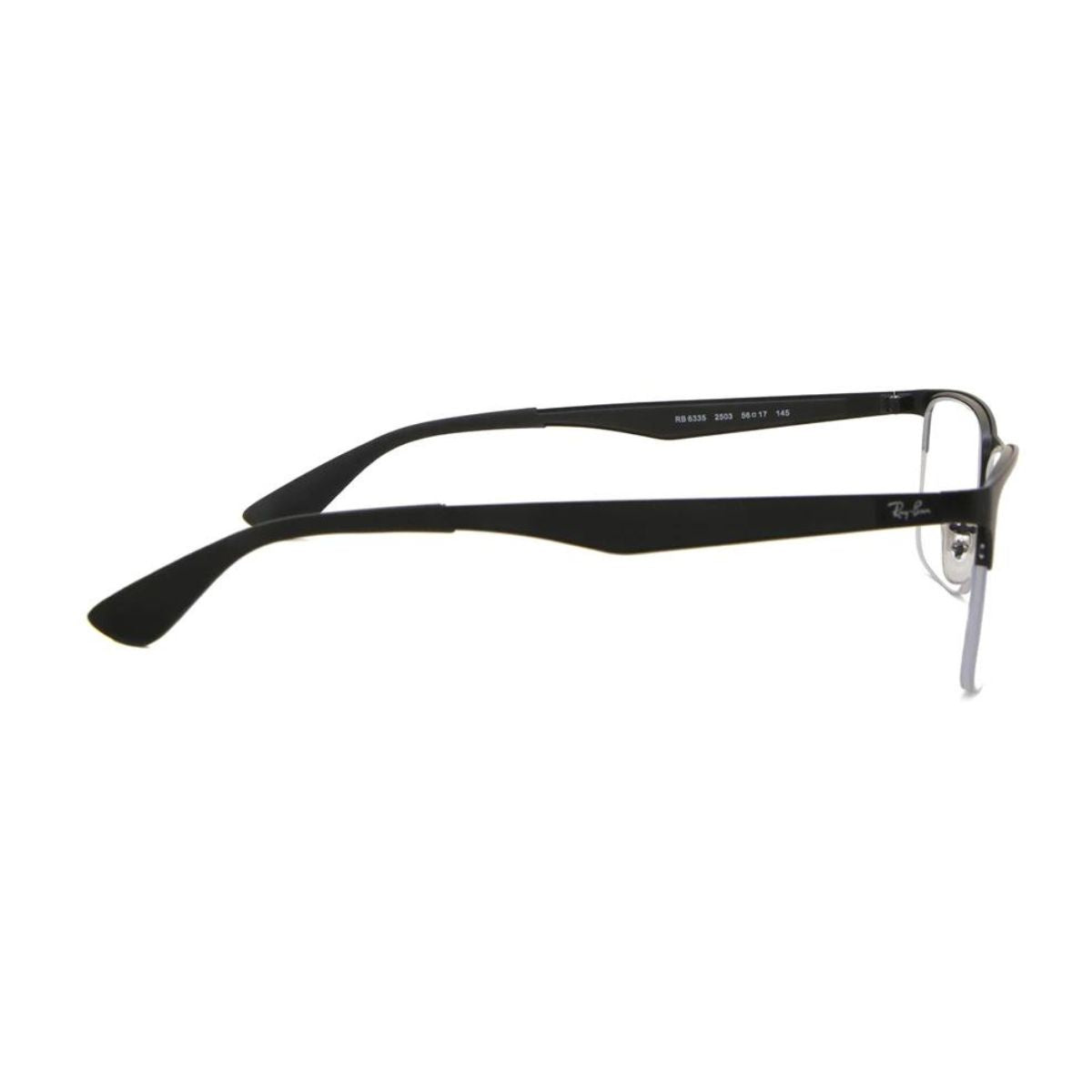 "Shop Ray-Ban RB6335 2503 Rectangle Metal Eyeglasses Frame for Men & Women. Stylish Design at optorium."