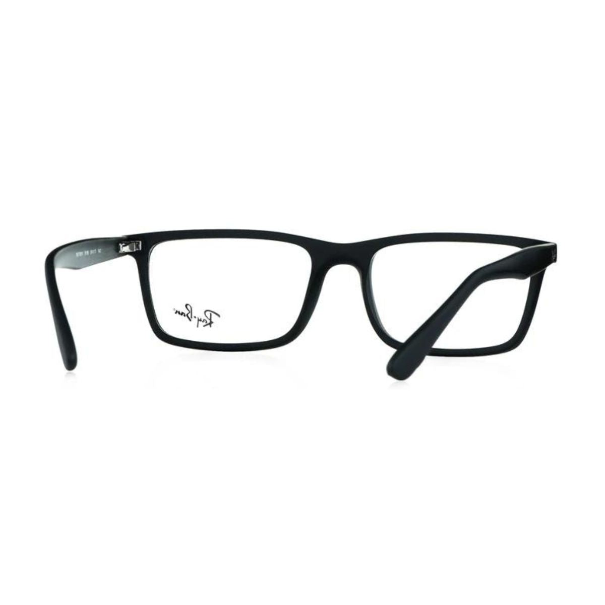 "Stylish Ray-Ban RB7091I 5196 Matte Black Eyeglasses Frame for Men & Women at Optorium. Shop Now."