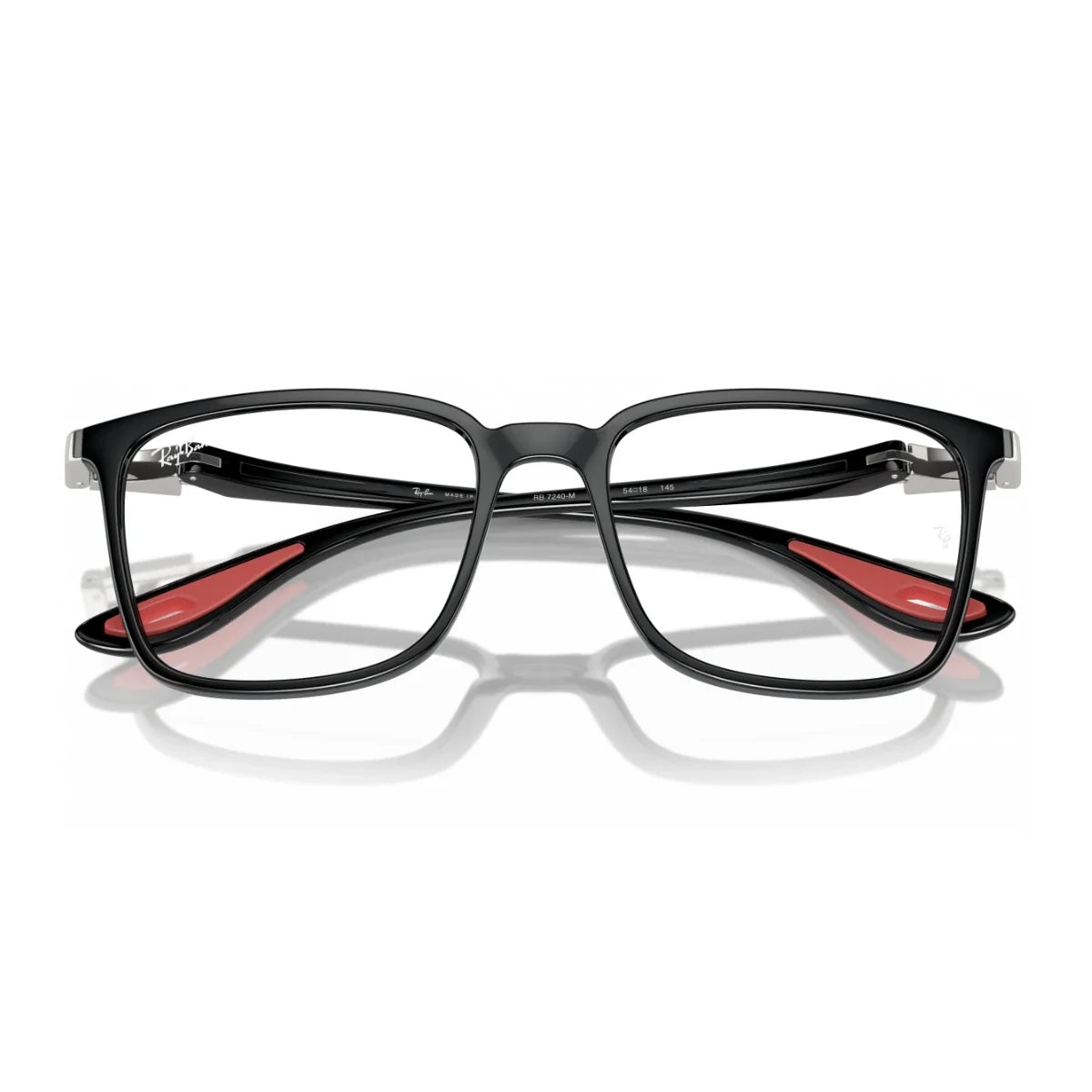 Buy Ray-Ban unisex designer eyeglasses RB 7240M F601  black square frame for unisex at Optorium