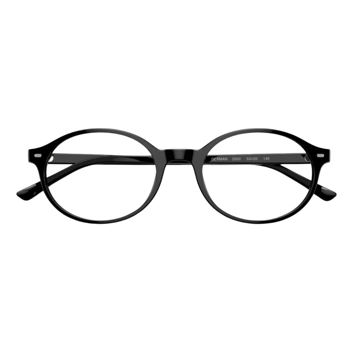 Premium Rayban Germna Frame RB 5429 2000 showcasing classic oval shape, lightweight black rayban optical frame, stylish raybans prescription glasses for everyday comfort optorium.
