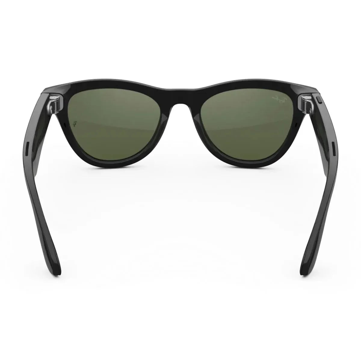 Meta AI Smart Glasses by Ray-Ban, Gen 2 RW 4014 601/71, featuring G15 green lenses, shiny black frame, and innovative AI tech for men & women at optorium.