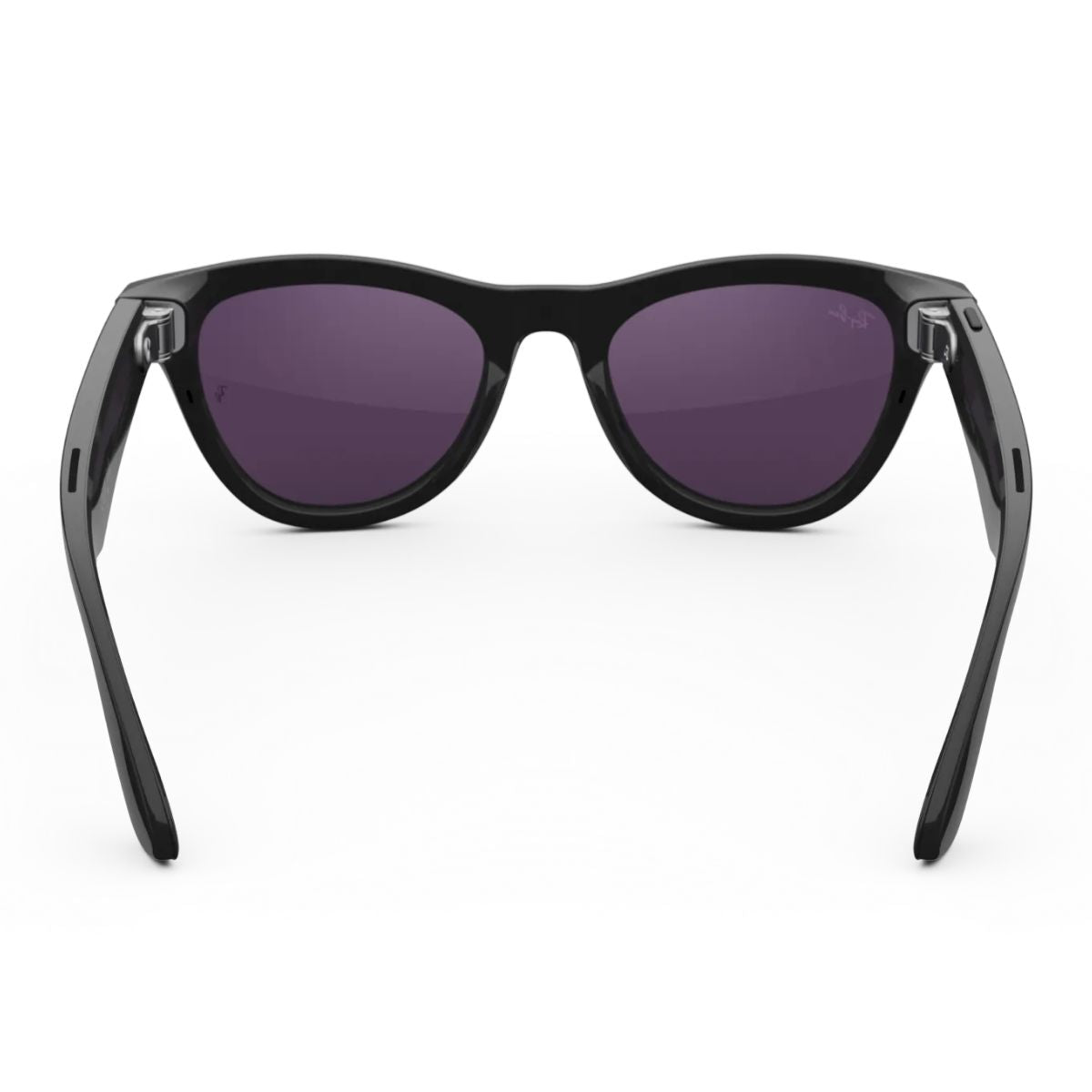 Ray-Ban Meta glasses Gen 2 Skyler Sunglass RW 4014 601/CH, Shiny Black color smart AI glasses with Transition Amethyst at Optorium.