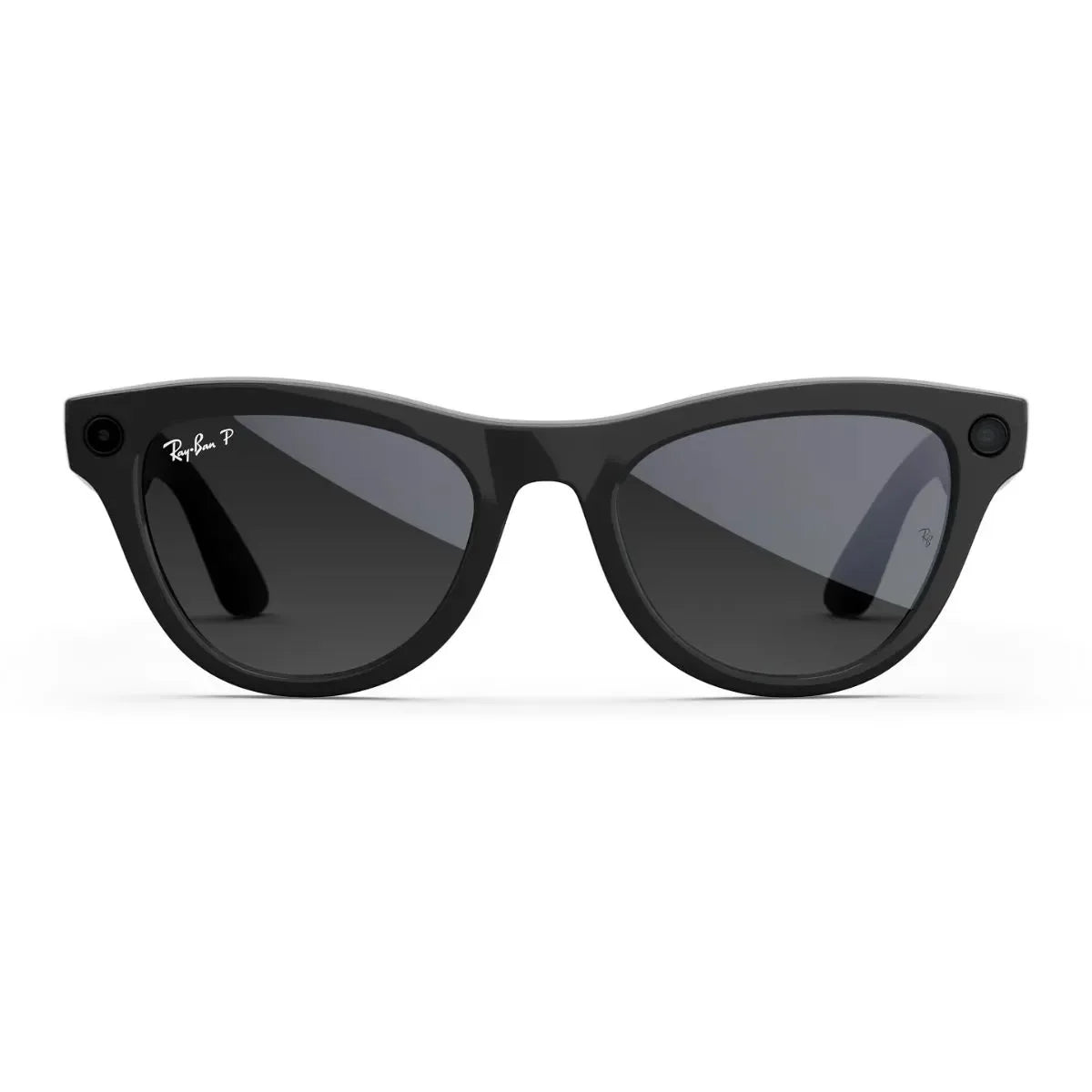 Trending Meta Ray-Ban Smart Glasses RW 4014 601/T3 in shiny black, polarized gradient AI glasses, latest Ray-Ban Meta Gen 2 at Optorium.