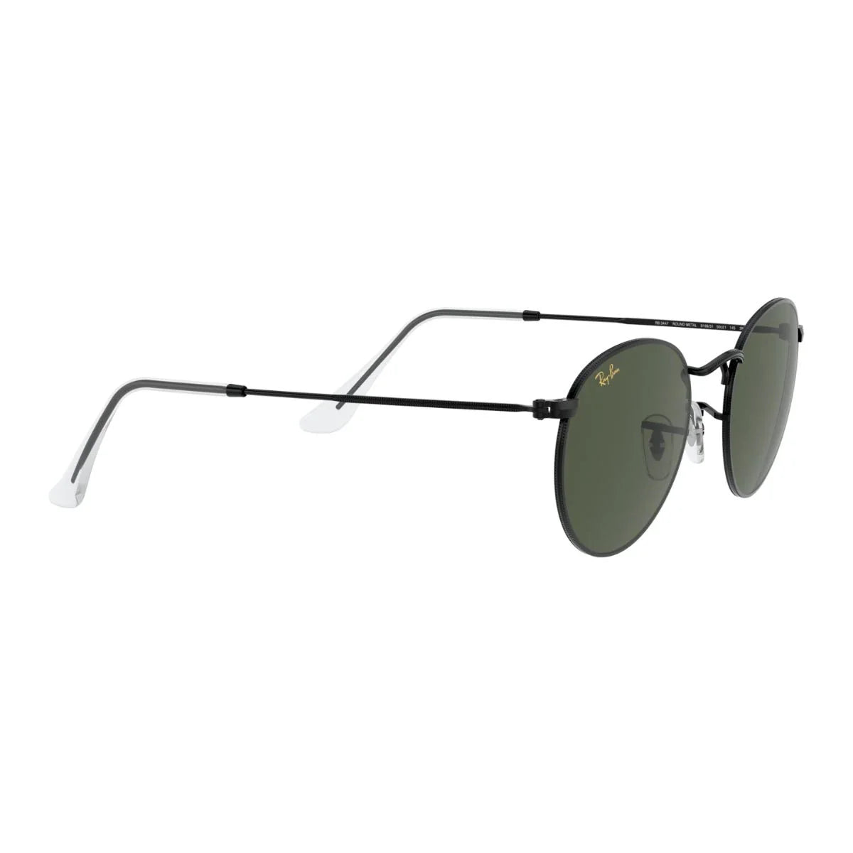 Rayban Round Metal Sunglass RB 3441 9199/31 crafted for rayban shades for men, featuring rayban sunglass UV protection and stylish raybans sunglasses men choices from the trusted global ray ban brand at optorium.