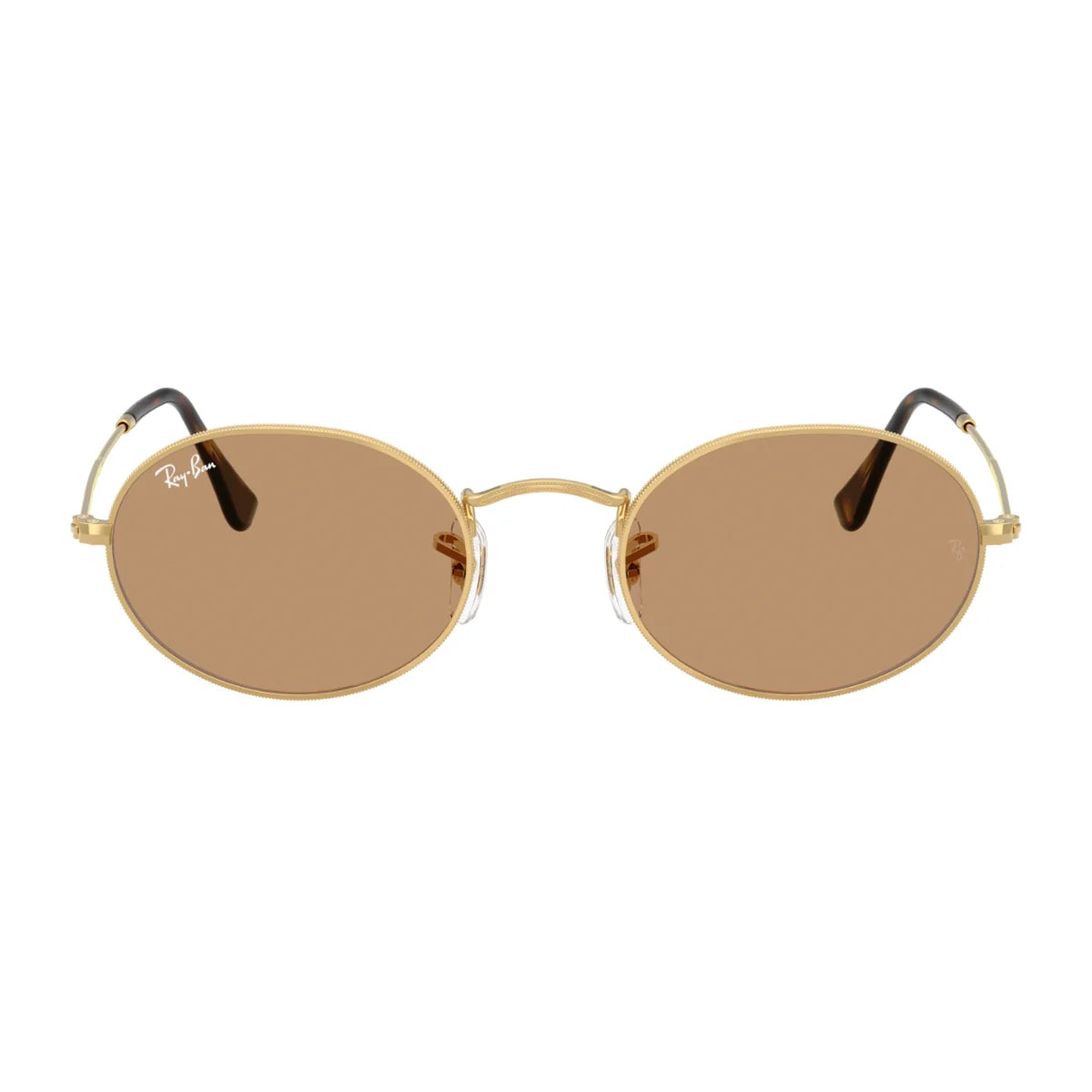 Ray-Ban shades for unisex RB 3547 001 Full rim metal frame with oval lenses – Optorium