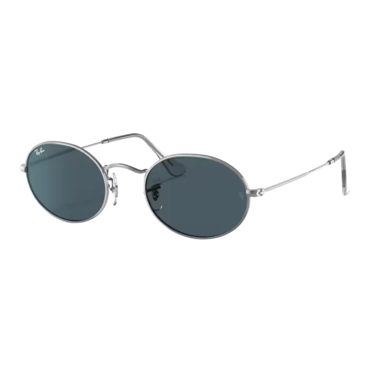 Rayban Sunglass RB 3547 003/R5, premium silver color Rayban UV protection sunglasses. Stylish oval shape Rayban brand sunglasses for men & women shades in trending eyewear at Optorium.