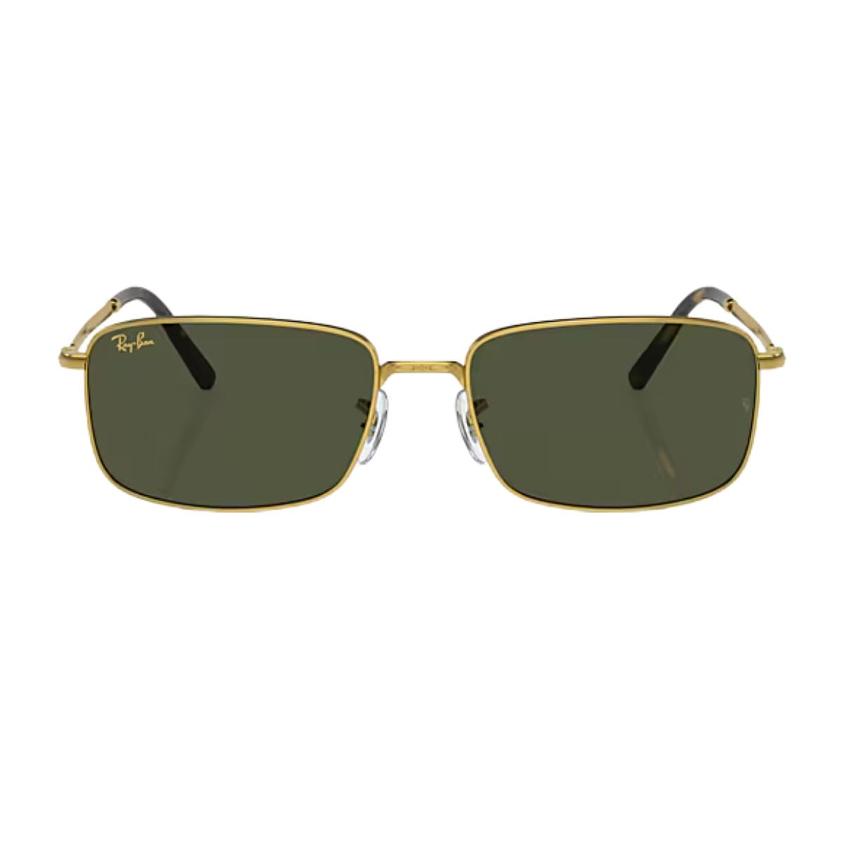 Ray-Ban RB 3739I 001/31 stylish gold rectangle sunglasses for men and women, perfect for any occasion, available online at Optorium.