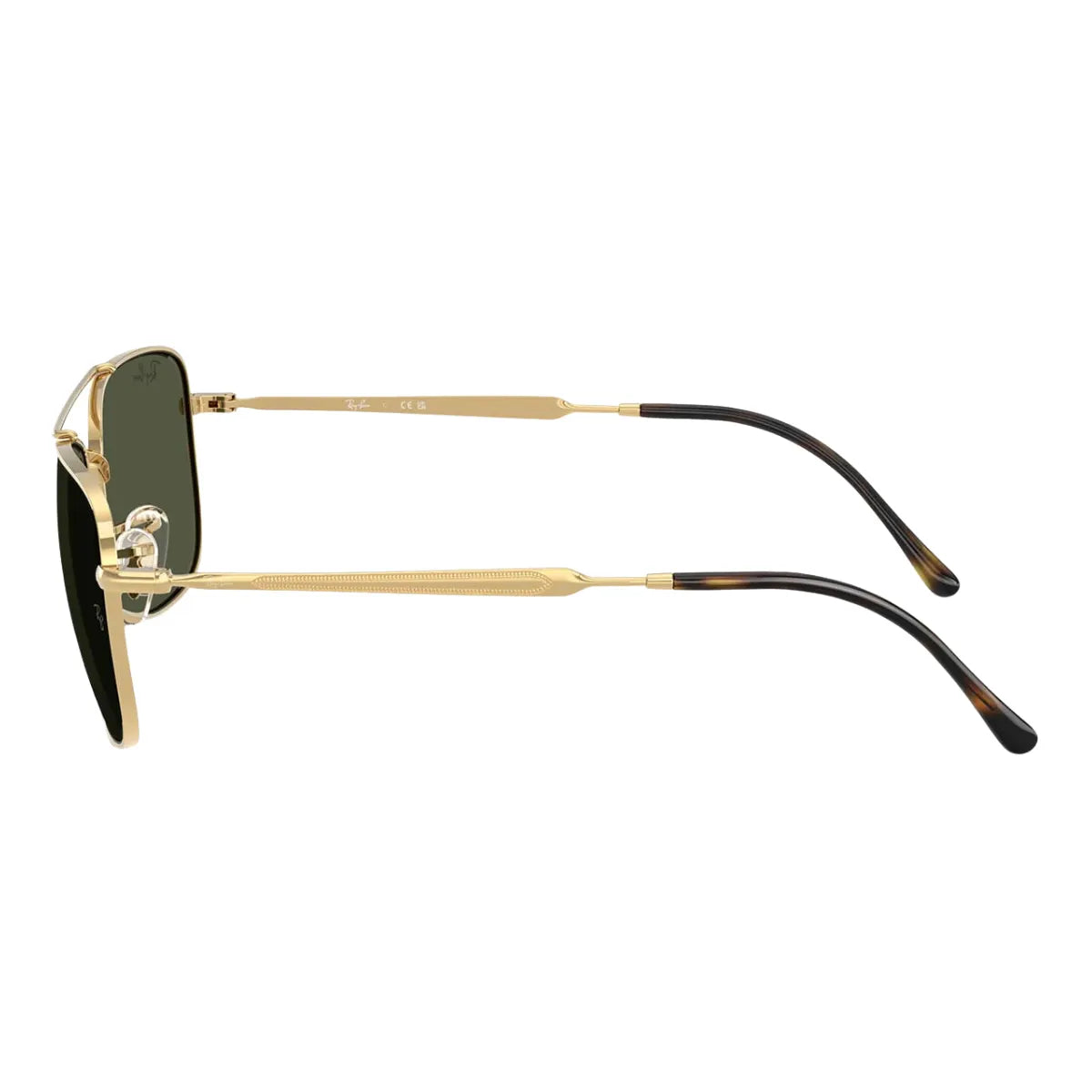 Rayban RB 3755 001/31 Aviator Bar shape sunglasses for men & women featuring UV protection, luxury Rayban brand eyewear in aritra gold, ideal Raybans sunglasses for style lovers optorium.