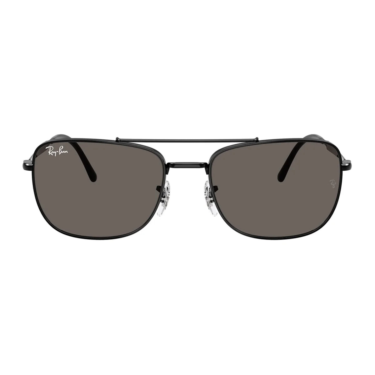 Ray-Ban RB 3755 002/B1 black rectangle sunglasses at Optorium India
