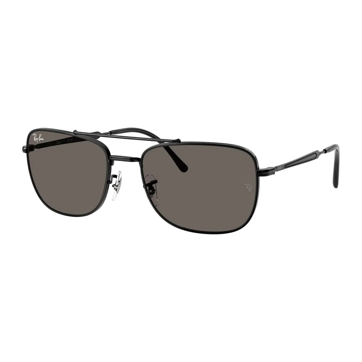 Ray-Ban RB 3755 002/B1 sunglasses with dark grey lenses and full frame unisex shades at optorium