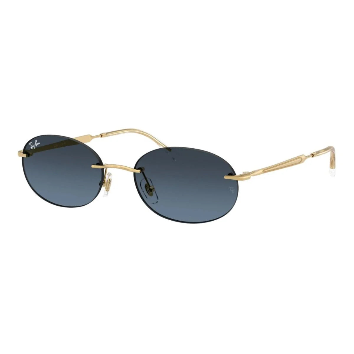Rayban sunglasses RB 3767 001/4C featuring Gold Color, UV protection lens, and classic rayban oval shape sunglass style for raybans sunglasses mens & womens collections optorium.