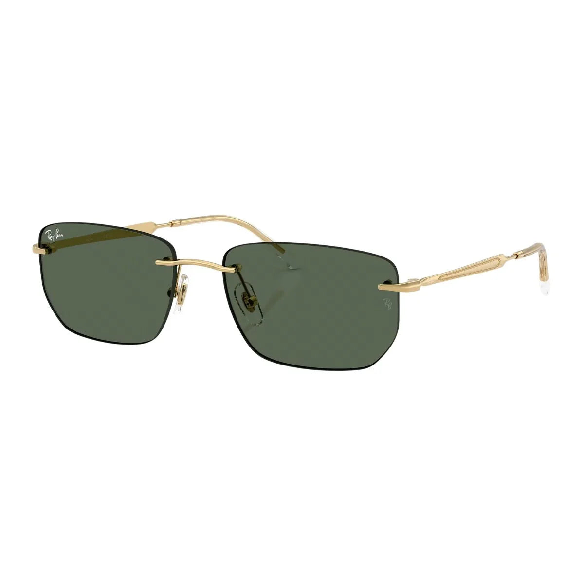 Rayban Rectangle shape sunglasses RB 3768 001/71 in gold, premium rayban sunglass style for men & women. Trending rayban shades for men & women and top ray ban sunglasses  from the rayban brand optorium.