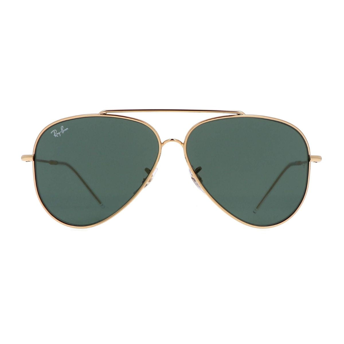Best sunglasses for unisex Ray-Ban RB R0101S 001/VR aviator sunglasses feature a sleek gold frame and UV protection. These stylish sunglasses for Unisex offer both fashion and function. Shop now at Optorium