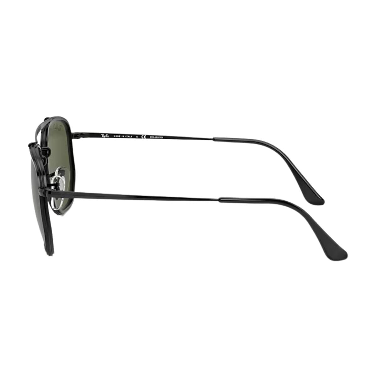 "Ray-Ban The Marshall II aviator black polarized sunglasses | Optorium"