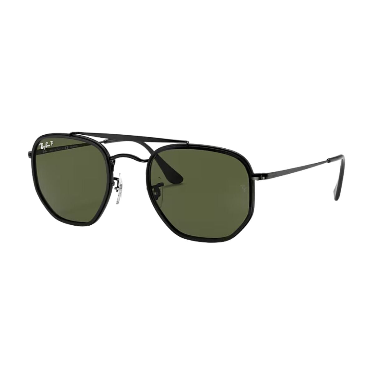 Shop Ray-Ban polarized aviator sunglasses RB3648 002/58 for men | Optorium