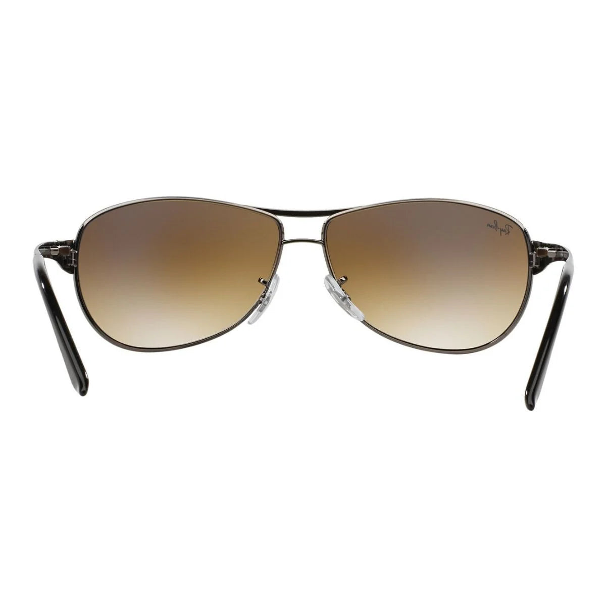 Trendy Ray-Ban RB3342 sunglasses with Gunmetal frame, Rayban Warrior RB3342 Pilot style for men & women, original Ray-Ban sunglasses online, top Rayban sunglasses collection at optorium.