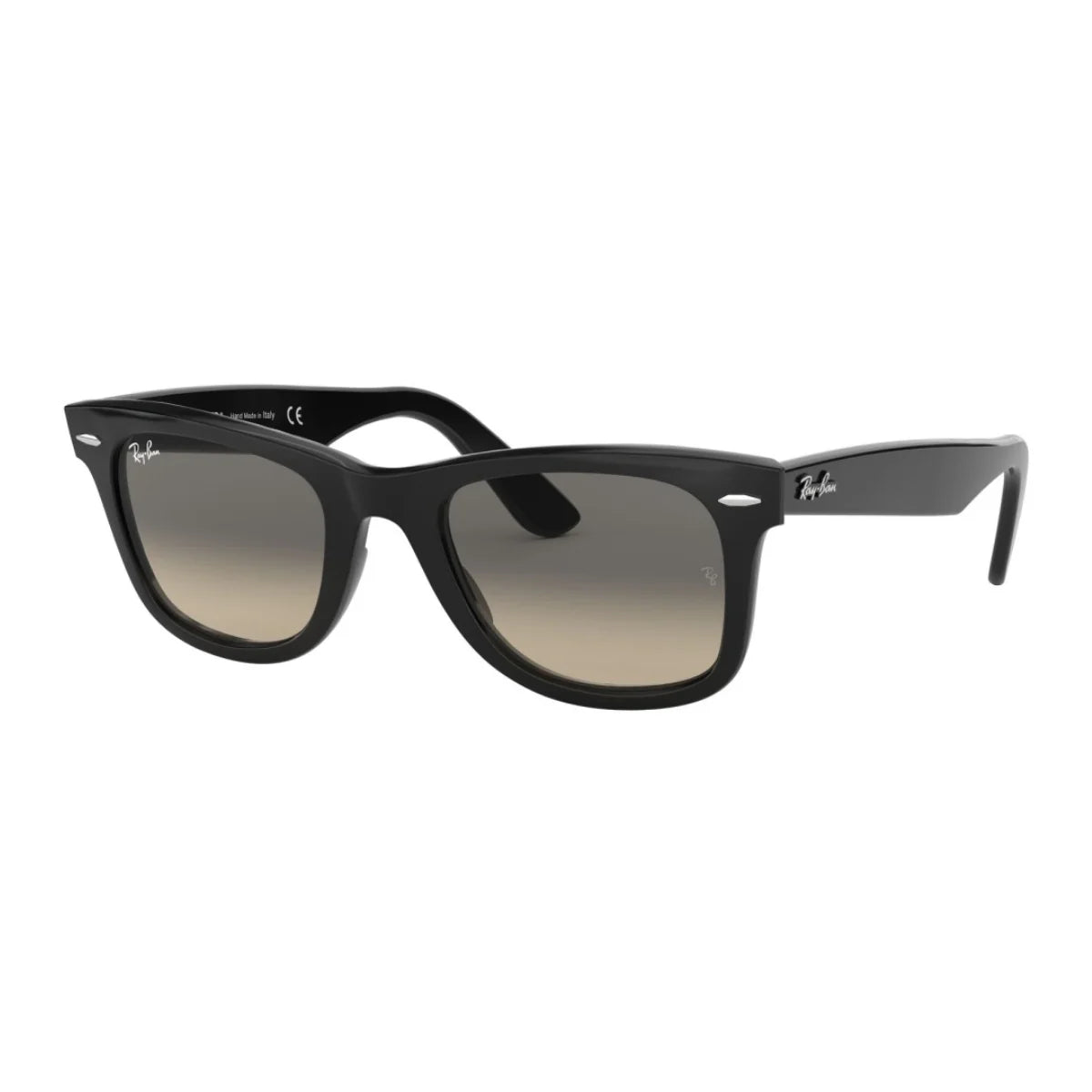 RayBan goggles RB2140 901/32 classic black Wayfarer unisex sunglasses front view — Optorium