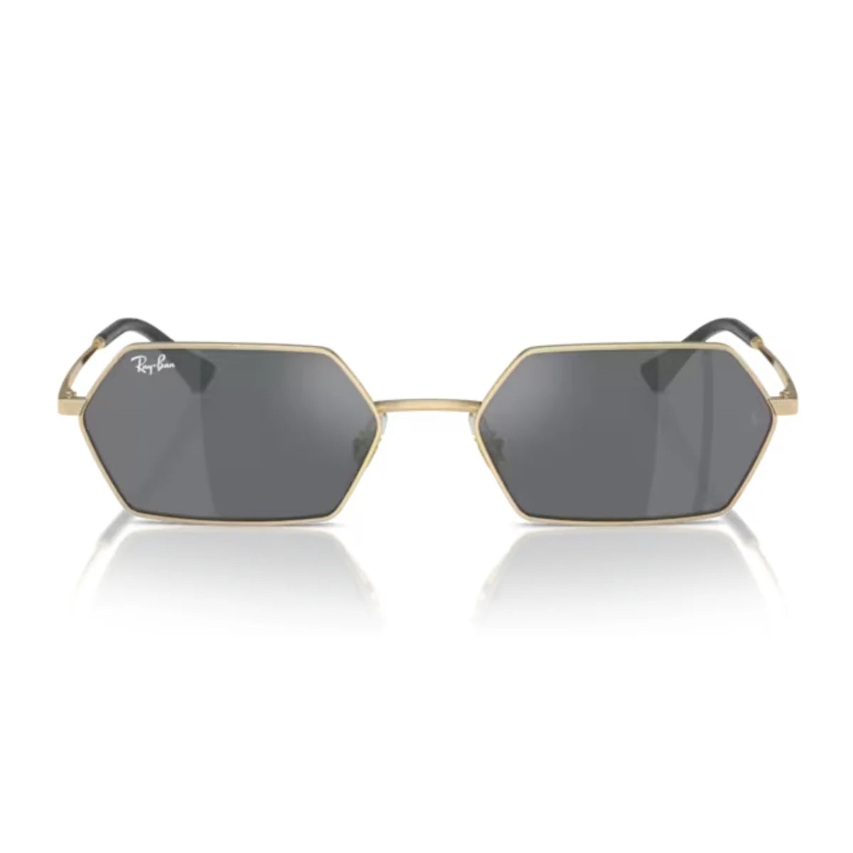 Ray-Ban Yevi Sunglass RB 3728 9213/6V with dark grey lenses stylish metal frame sunglasses for men and women – Optorium