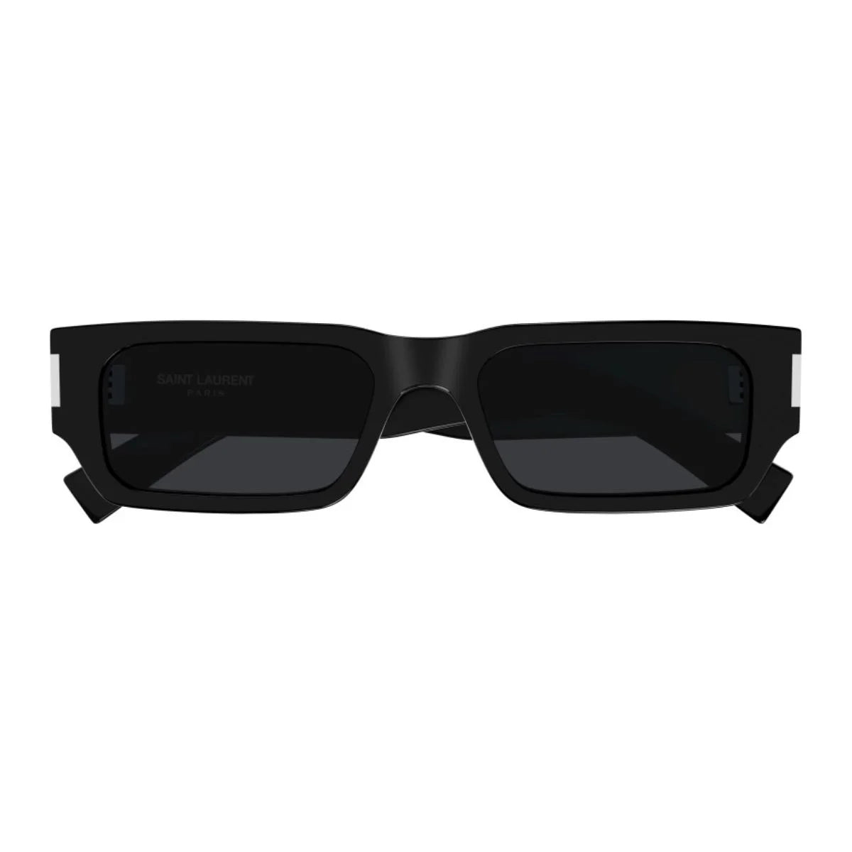 Saint Laurent Sunglass SL 660 001 rectangle shape saint laurent sunglasses in black color with uv protection,  ysl sunglasses men & women designer shades trending style at optorium