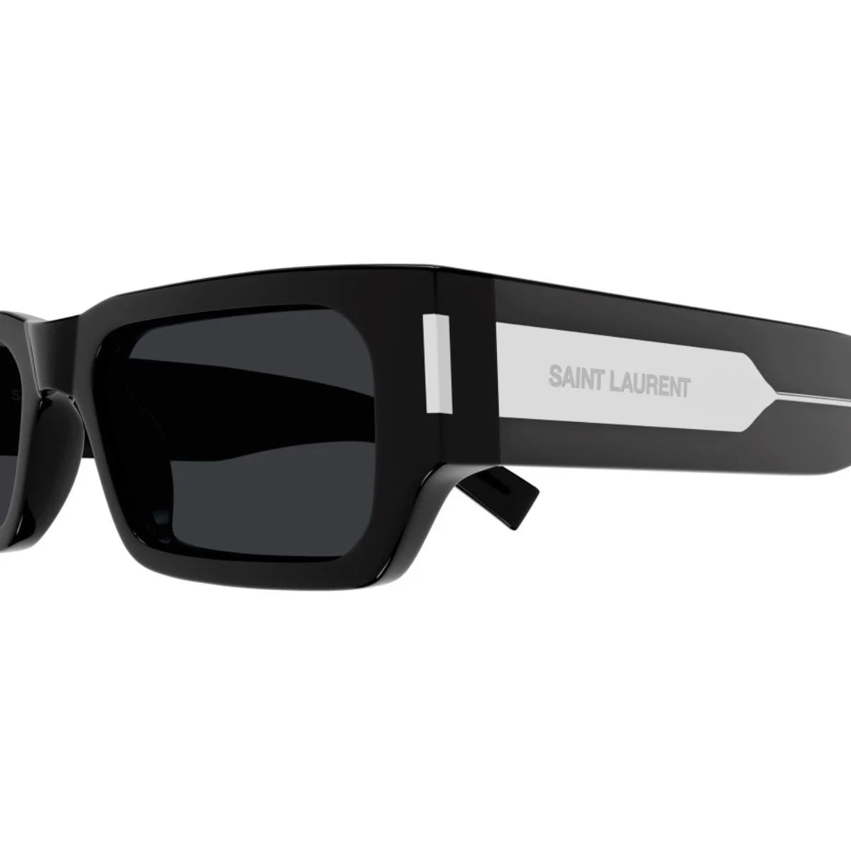 Designer Saint Laurent Sunglass SL 660 001 in black rectangle shape, trending ysl sunglasses men & women, premium saint laurent sunglasses for men with uv protection optorium
