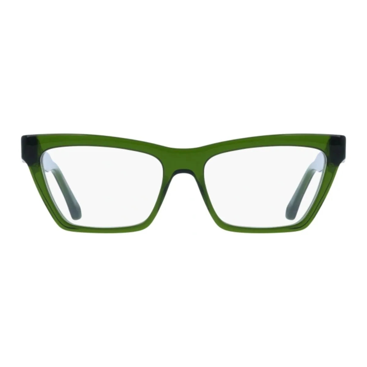 Shop Salvatore Ferragamo Frame SF 3021 317 green eyeglasses. Stylish cat eye Ferragamo women’s eyeglasses designed for modern fashion at Optorium.