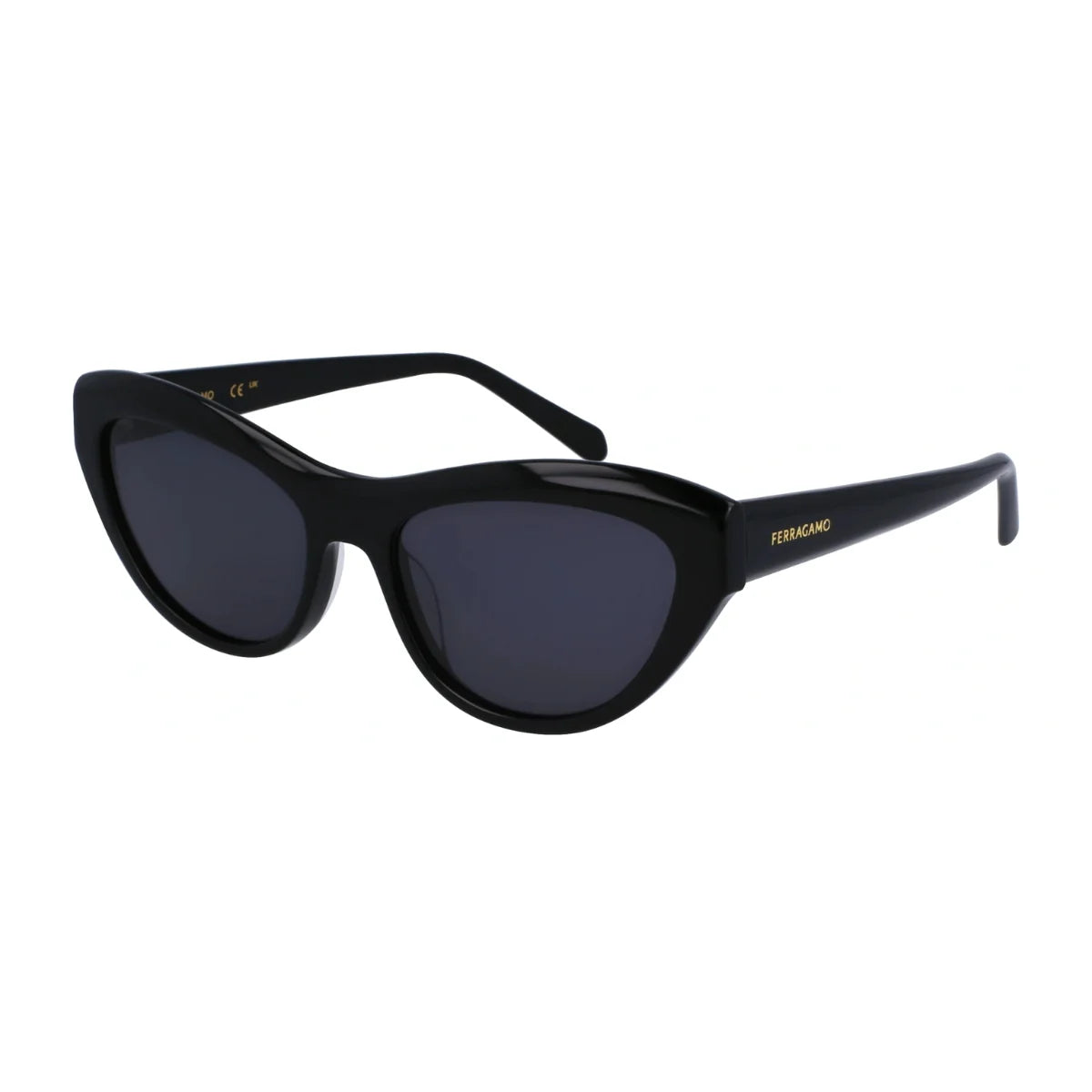 Buy Salvatore Ferragamo black cat eye sunglasses for women with UV protection SF 1103S 001 optorium