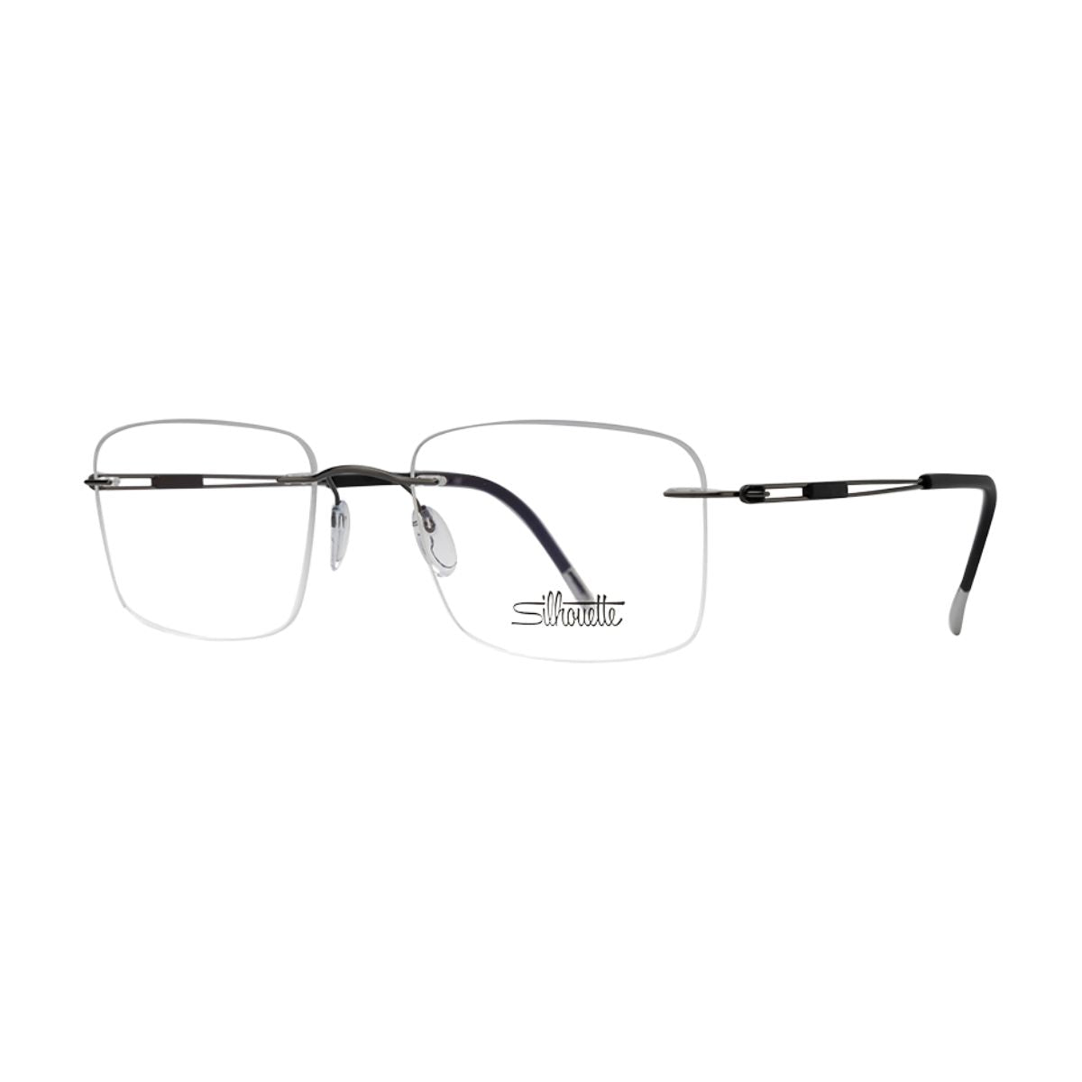 "Lightweight Silhouette 5521 EZ 6560 titanium frame available online at Optorium."
