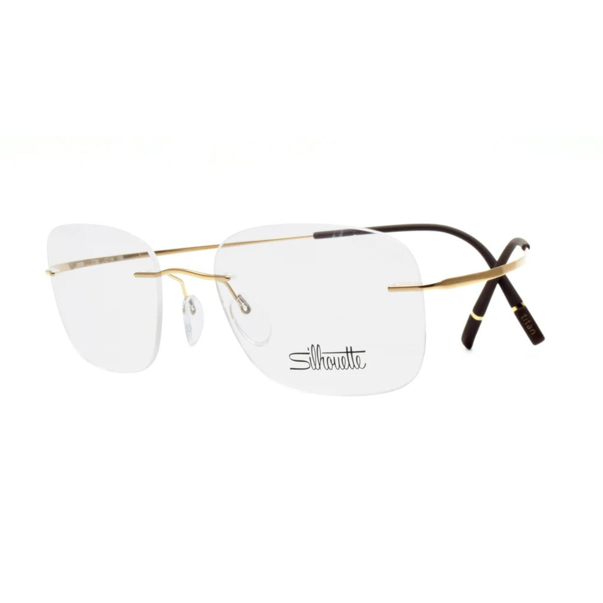 "Shop Silhouette Rimless Frame 5599 7730 for men and women at Optorium."
