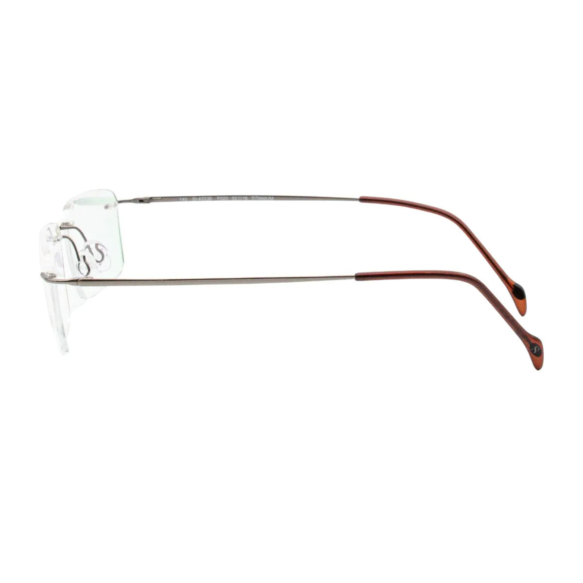 Explore Stepper optical frame SI-4253B F022, lightweight stepper eyewear frames with titanium build, perfect rectangle shape glasses for men seeking elegance and strength at Optorium.