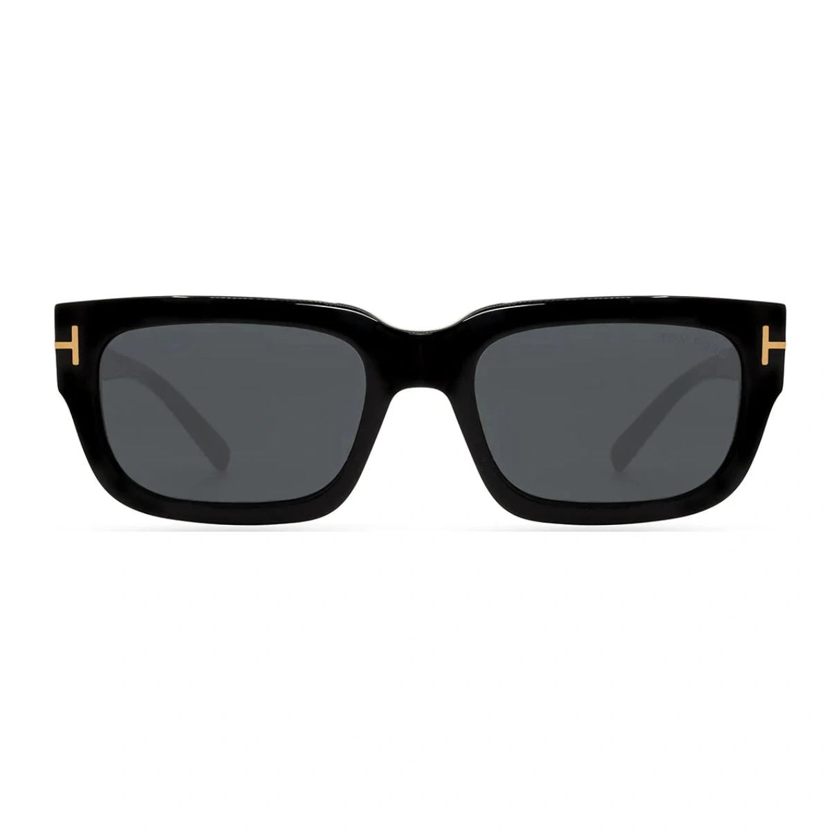 Tom Ford TF1075 stylish black sunglasses with grey lenses